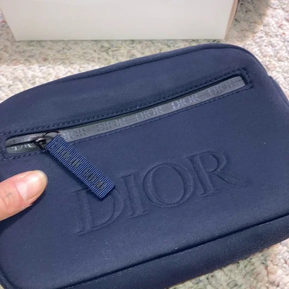 🦕 3FER Dior Navy Blue pouch, cup and card bundle - Picture 2 of 8